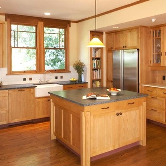 Alder-wood-cabinets